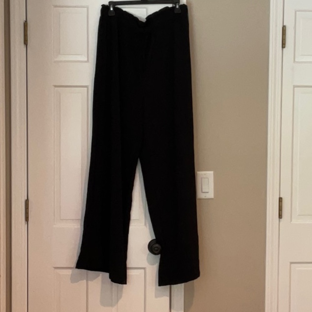 Cupshe Black Wide-Leg Pants